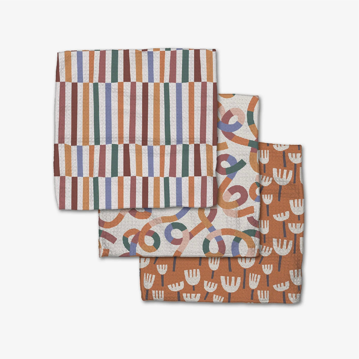 Geometry Dishcloth Set